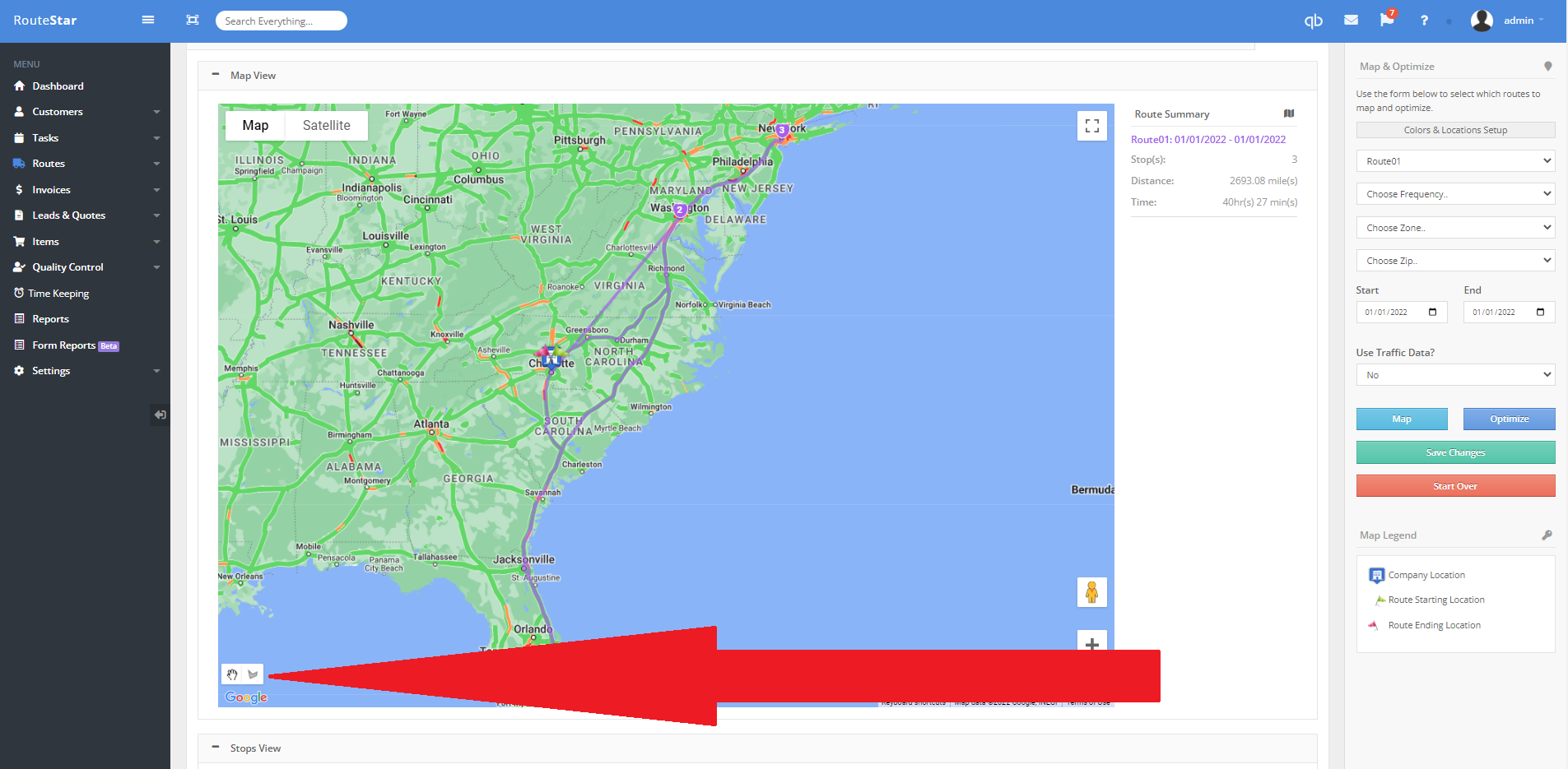 how-to-reassign-routes-and-dates-using-the-route-map-in-routestar